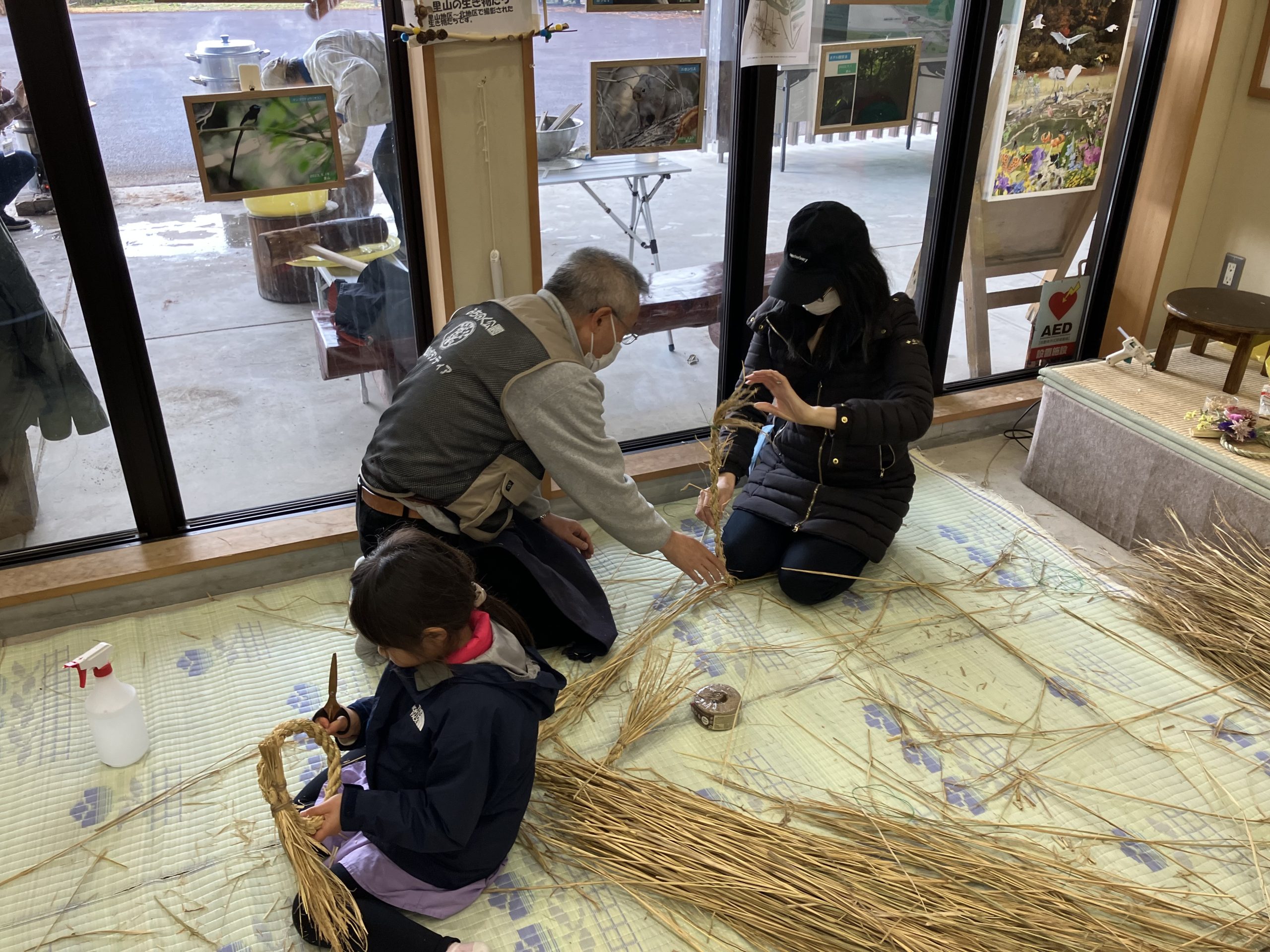 森の楽校　ミニ門松作りと餅つき体験 イメージ画像3