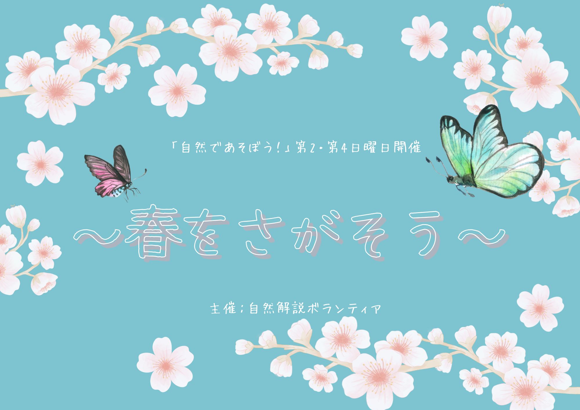 自然であそぼう！4月「春をさがそう」 イメージ画像1