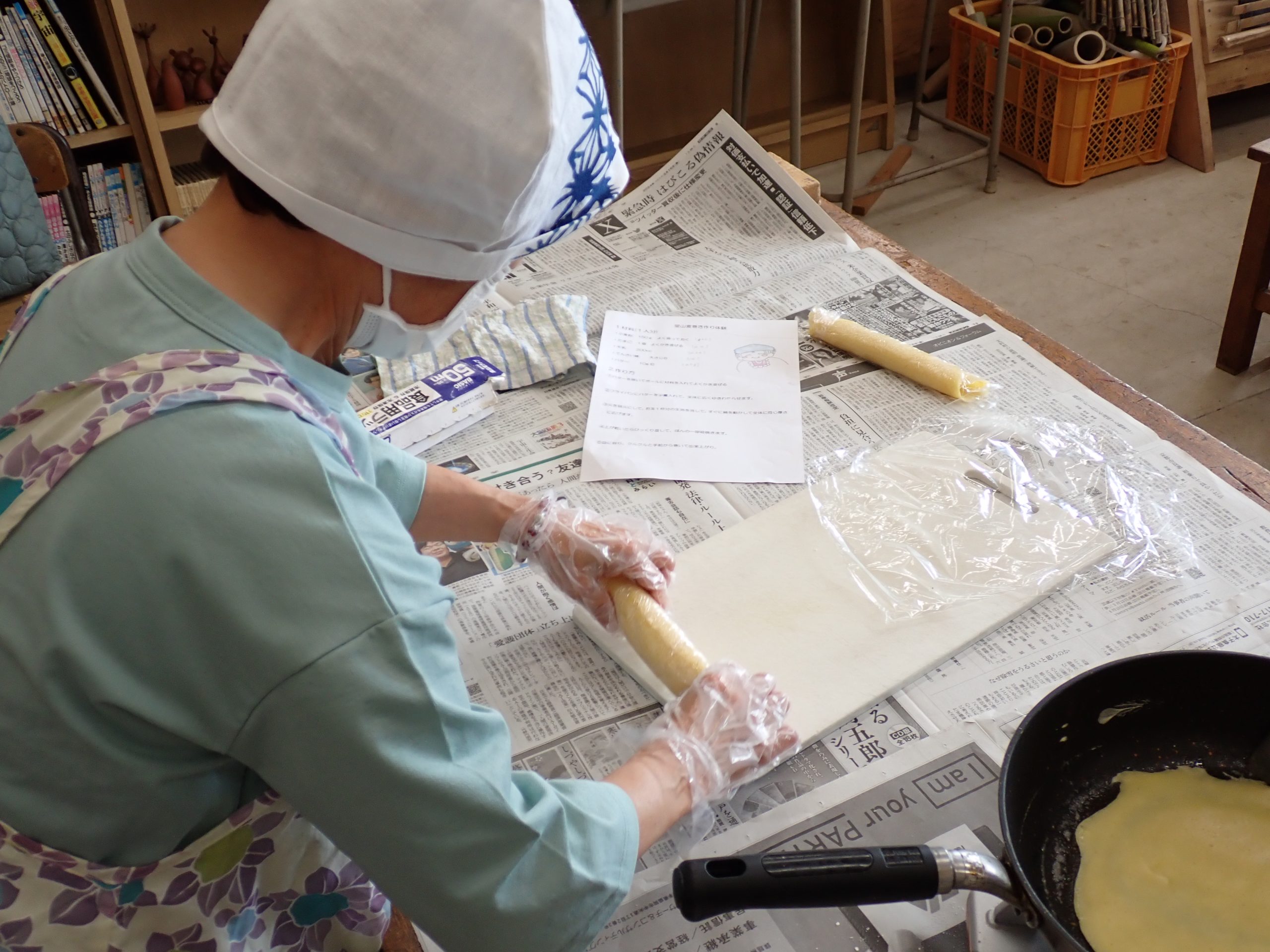 はらぺこ母さんと秋田の郷土菓子「麦巻き作り」体験 イメージ画像2