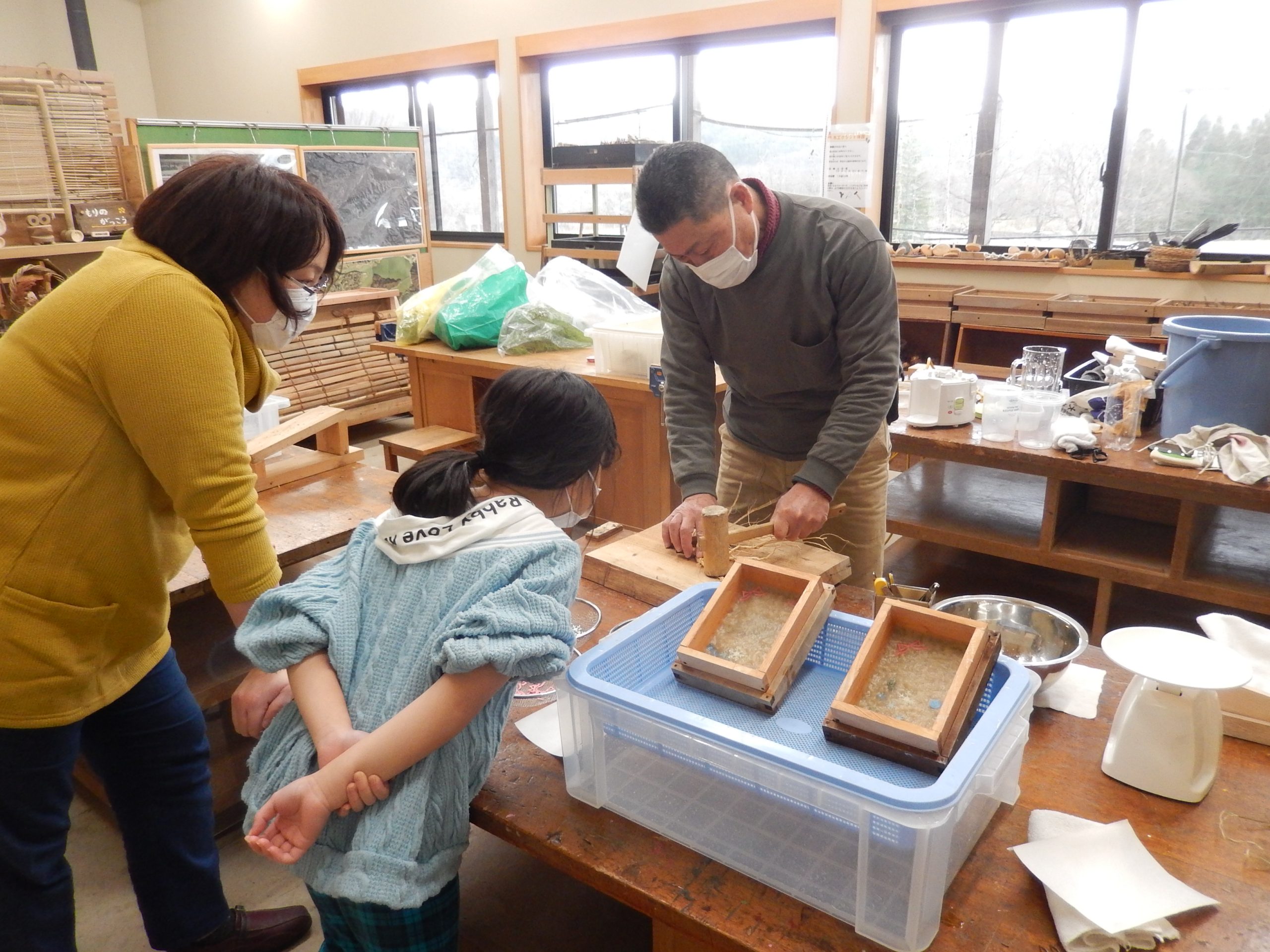 和紙のクリスマスカード＆ホットケーキ作り体験 イメージ画像2