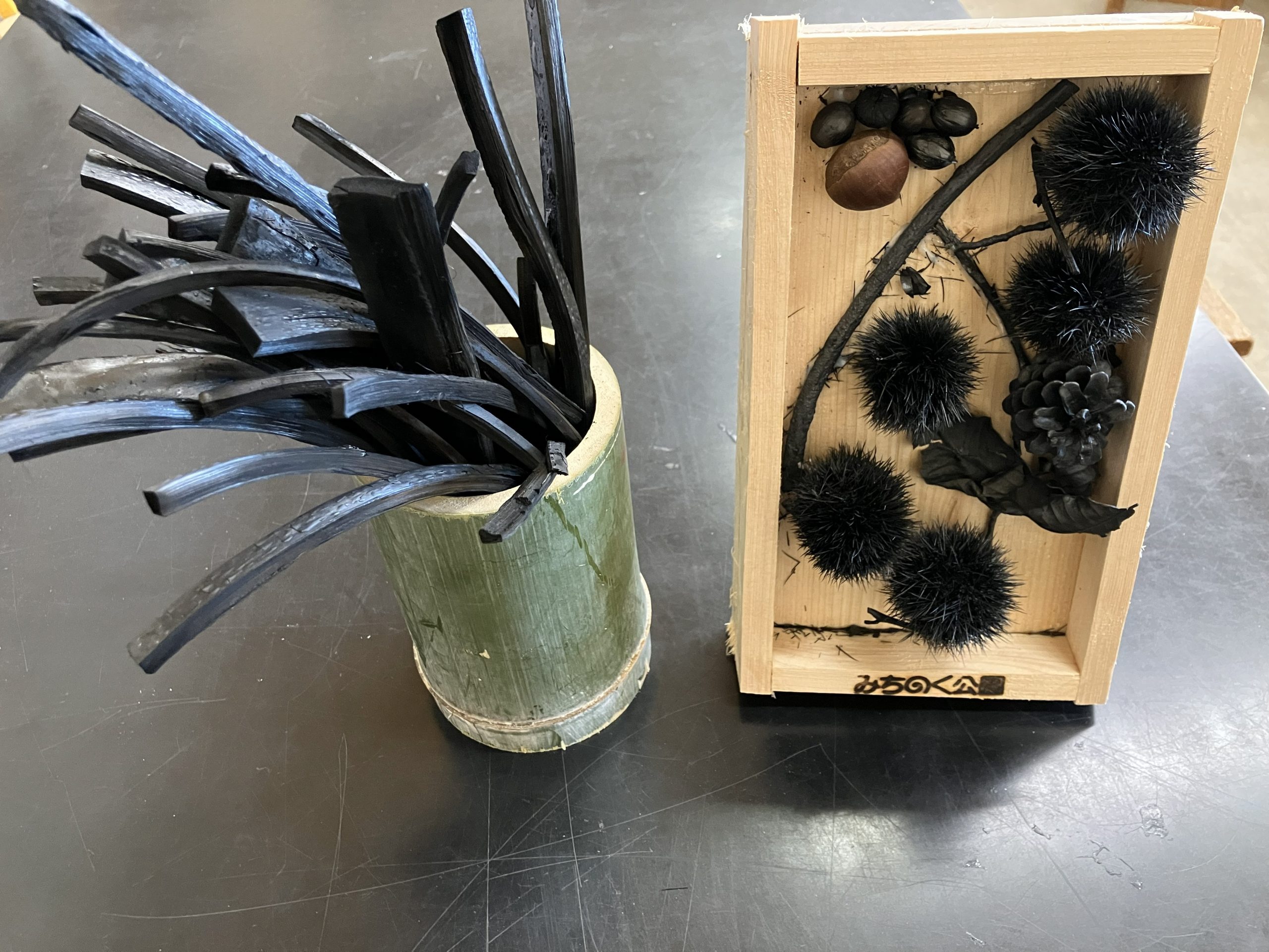 森の楽校　竹炭・お花炭作りと飯盒炊飯(鶏肉とキノコの炊き込みご飯)つくり体験 イメージ画像1