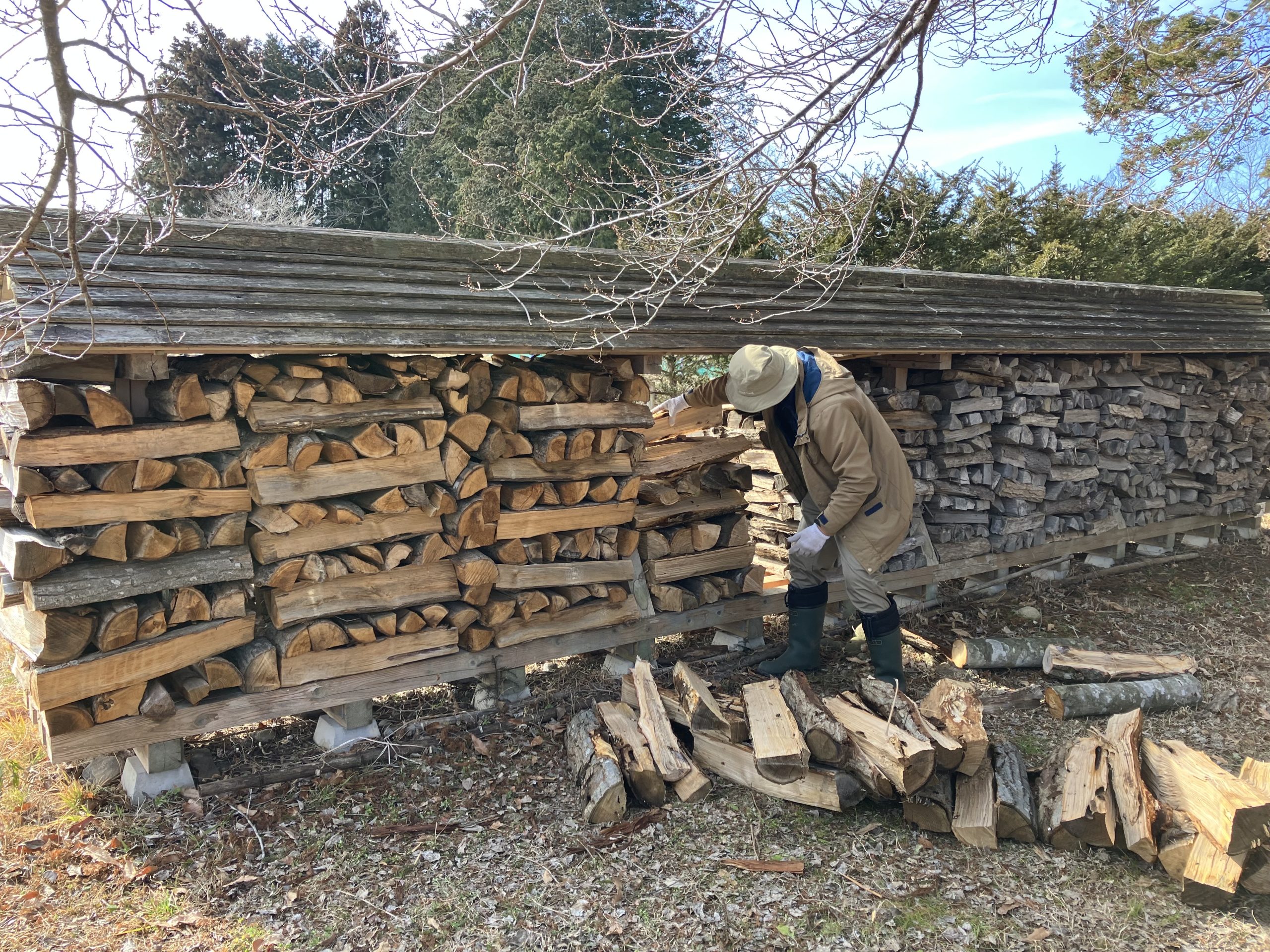 薪割り体験・きづま作り＆餅焼き体験 イメージ画像1