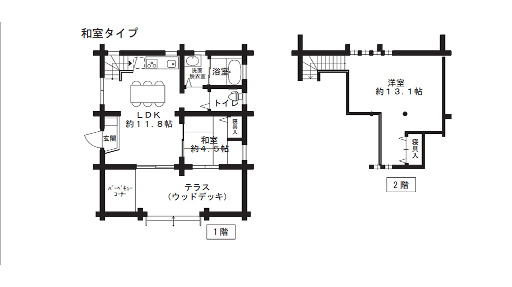 間取り(和室タイプ)